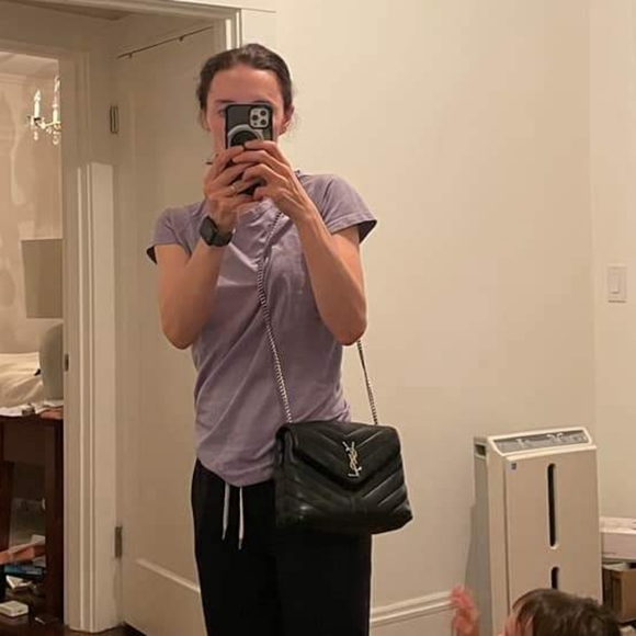 YSL black small single strap Loulou - Picture 7 of 7